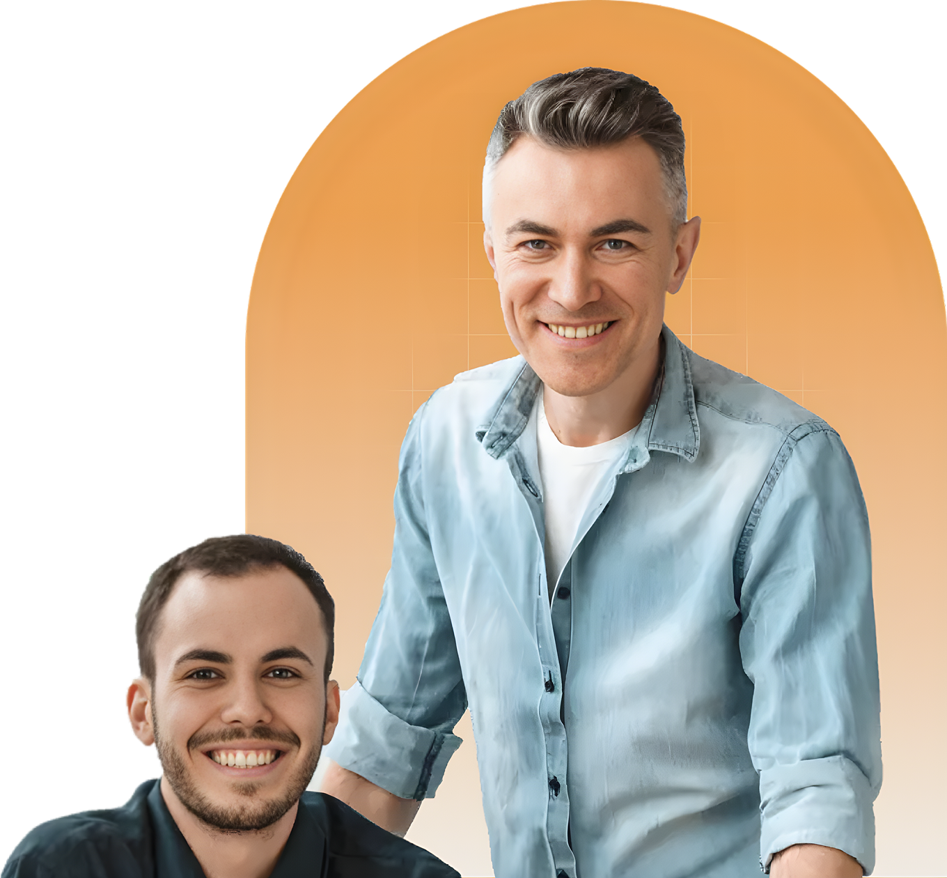 Eine Person, die remote arbeitet
